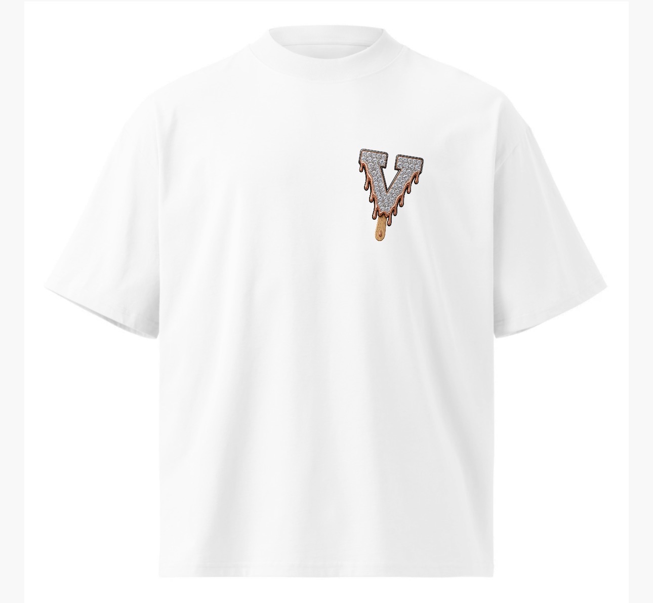 Ballin' Livin' Diamond Tee — white, front