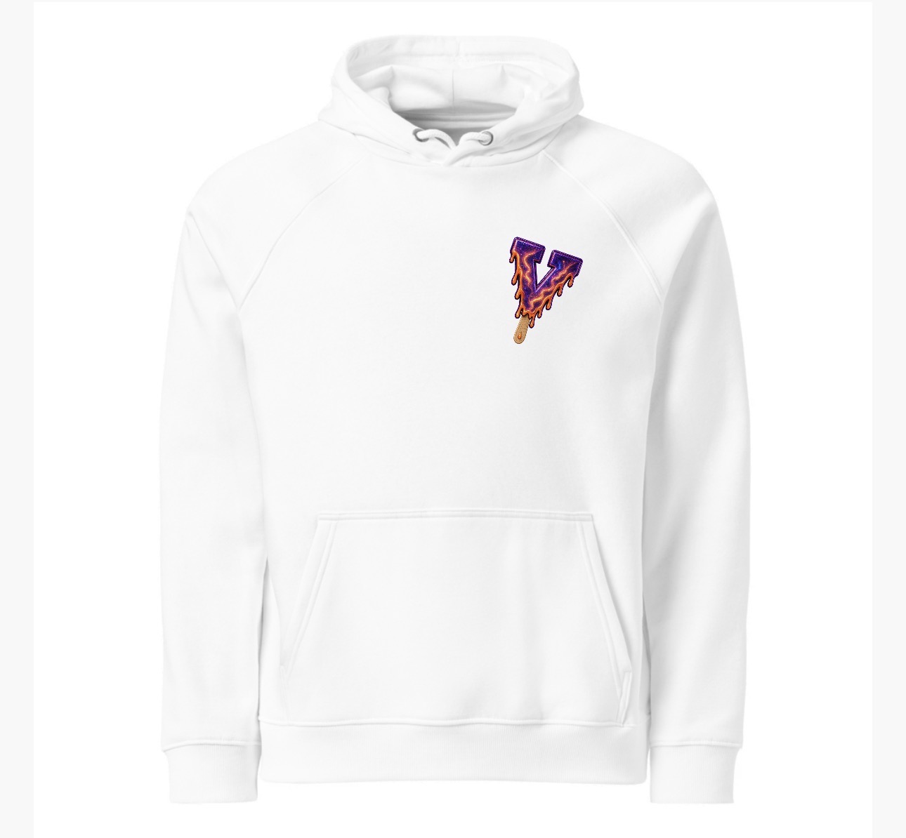 Ballin' Livin' Galaxy Hoodie — white, front