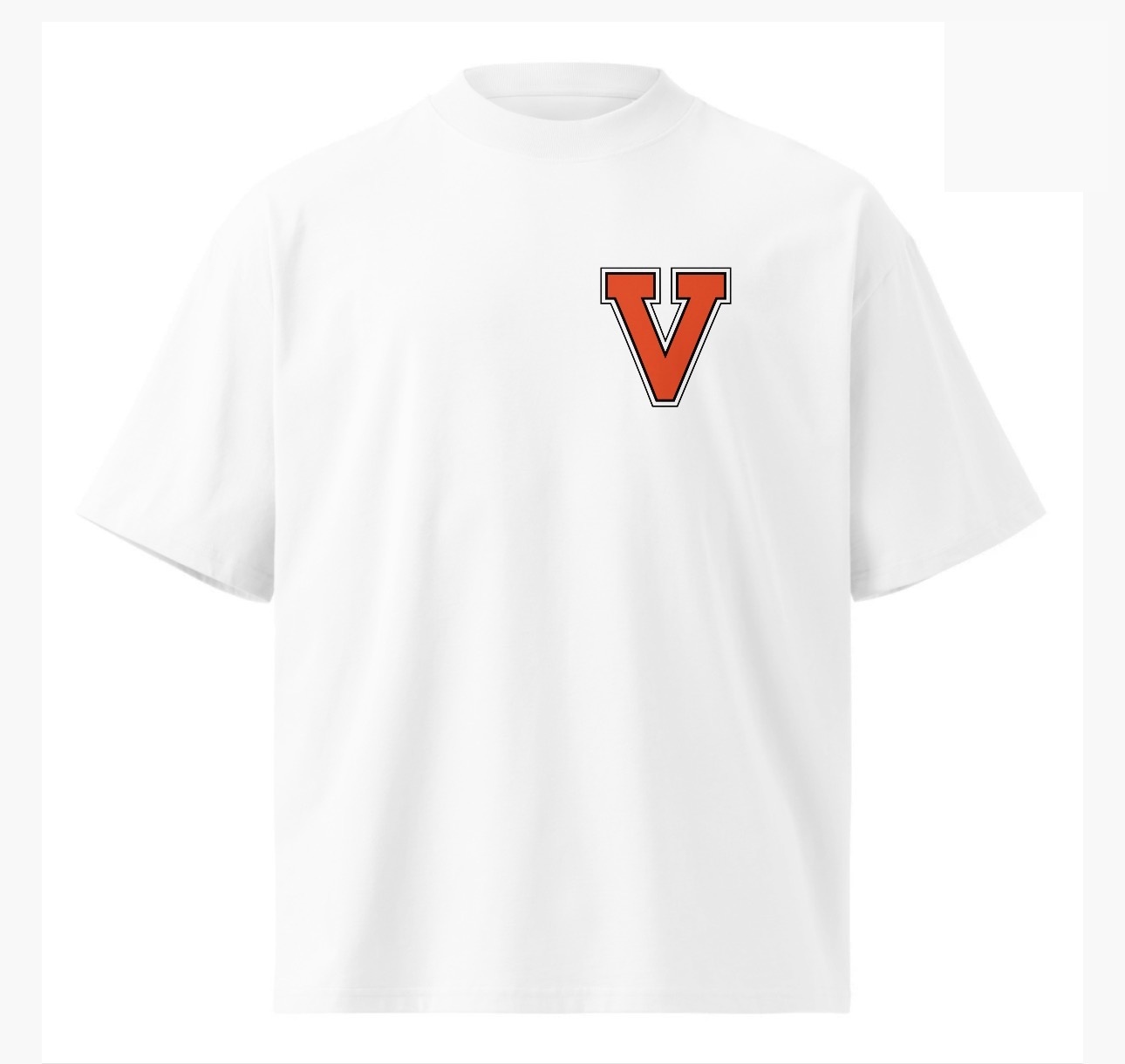 V + Fail Better T-Shirt — white, front