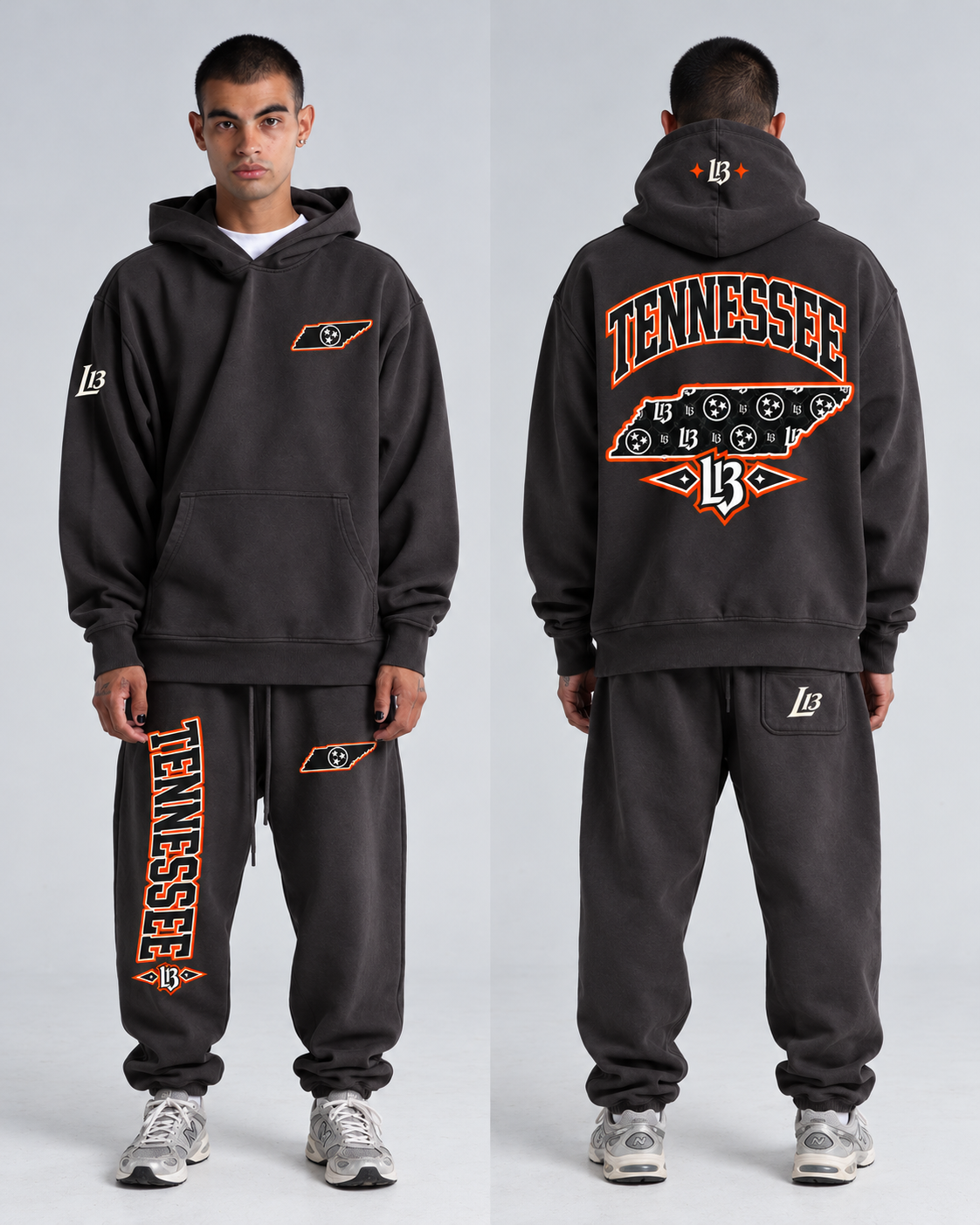 Tri-Star Streetwear Hoodie