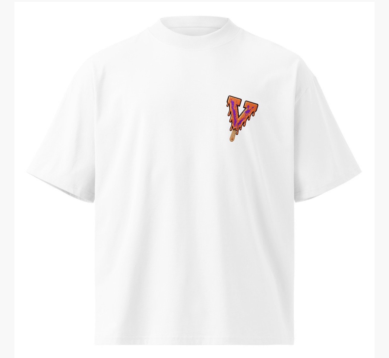 Ballin' Livin' Splatter T-Shirt — white, front